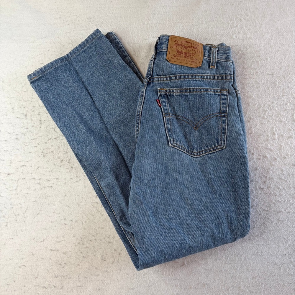 Levi's 528 Metro Fit Jeans Mens 30x34 Blue Vintage Straight Leg Denim